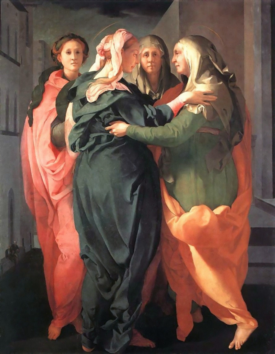 3-Jacopo Pontorno-Visitazione di Maria