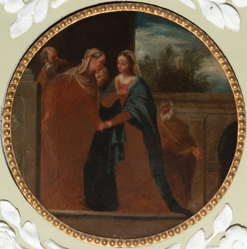33-Creti D. sec. XVIII, Maria visita Santa Elisabetta-beweb