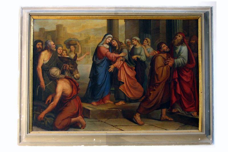 45-Boschi L. sec. XIX, Maria visita Sant'Elisabetta-beweb