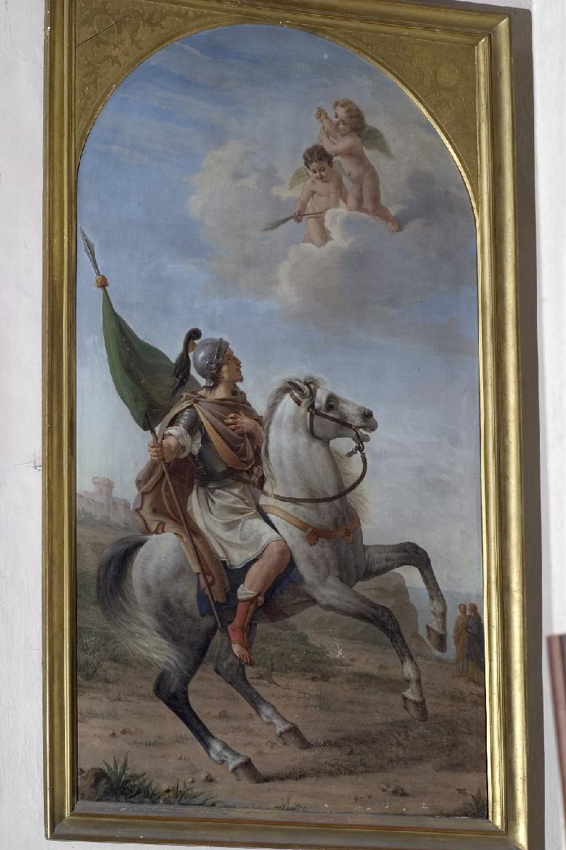 3 Ambito pavese sec. XIX, San Vittore a cavallo beweb
